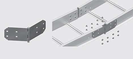 NEMA 20C Cable Ladder Horizontal Splice Plate SS