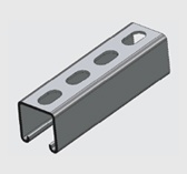 E1000S 41x41mm Slotted Channel