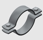 E16 Two Piece Pipe Clamps