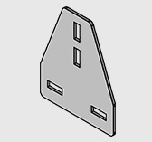 EF80100-1358 Tee Bracket