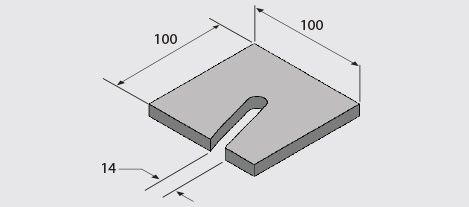 EF100-1064 Flat Plate HDG