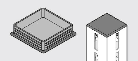EF100-2240 Beam Clamp Plastic