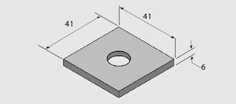 E1063 Flat Plate M10 HDG
