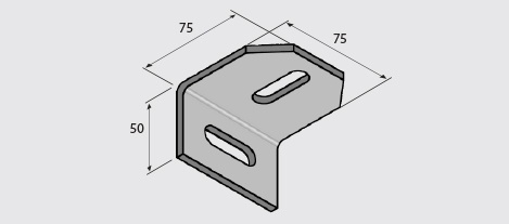 EF50-1068 Angle Bracket HDG