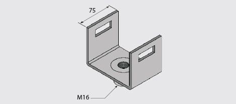 EF80100-TC16 Rod Connector HDG