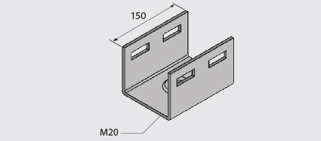 EF80-TC20 Rod Connector HDG