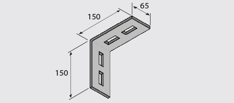 EF80-1325 Angle Bracket HDG 