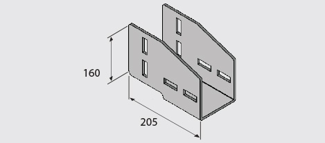 EF80-1359 Angle Bracket HDG