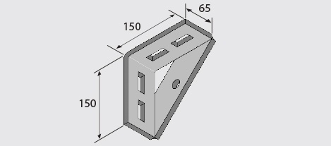 EF80-2484 Angle Bracket HDG