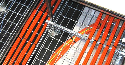 mesh with ties