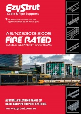AS/NZ3013:2005 Fire Rated Cable Supports Catalogue