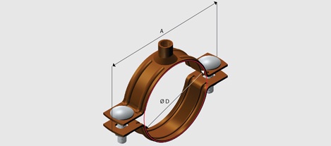 E7 Nut Clip for Copper Tube PB