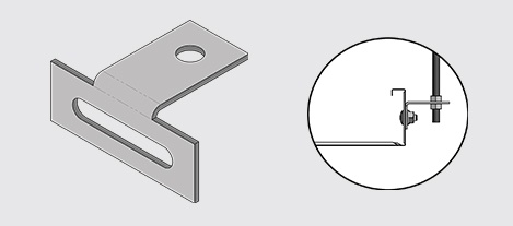 ET5SHB Side Hanger Bracket HDG