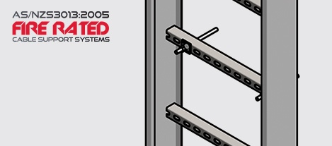 FRN4 Fire Rated N4 Ladder installed Vertically (direct to wall)