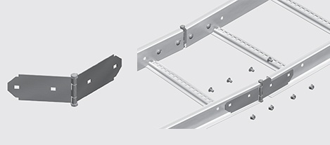 NEMA 2 Cable Ladder Horizontal Splice Plate HDG