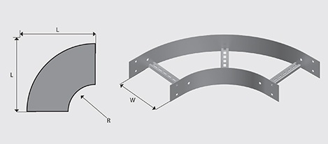 NEMA 3 Cable Ladder Bend ALM