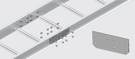 NEMA 3 Cable Ladder Splice Plate HDG