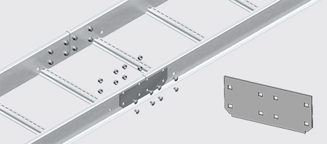 NEMA 3 Cable Ladder Splice Plate SS