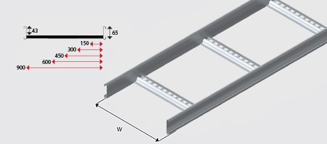 NEMA 1 Cable Ladder HDG