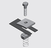 Aluminium Hold Down Bracket